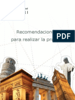 Recomendaciones Prueba Inglesb1 PDF