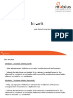 Navarik: - Attribute Extraction Process Road Map