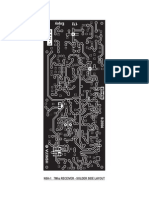 Nsh-1 7Mhz Receiver - Solder Side Layout