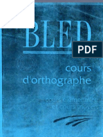 Bled - Cours - Orthographae PDF