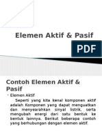 Elemen Aktif & Pasif
