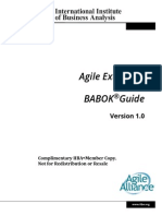Agile Extension To The BABOK Guide - IIBA Member PDF