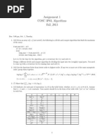 Algorithms Assignment