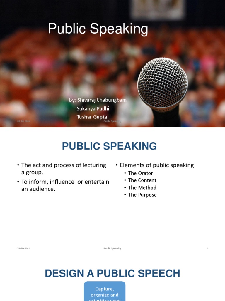 Essentials of Effective Public Speaking | PDF