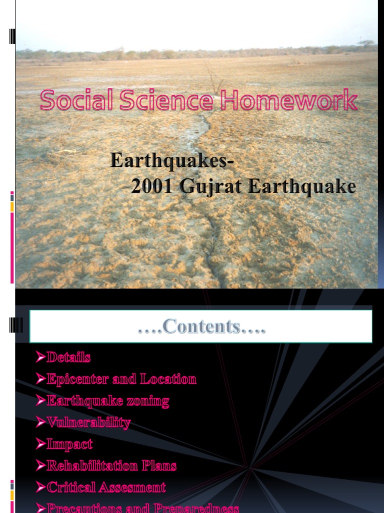 case study on earthquake in gujarat