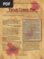 Download Teclis Codex 3 - Fire by jadrax SN24475028 doc pdf