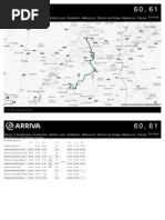 Main Stops Sunday 60 61