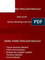 PPB MK Seminar Rambu Rambu Penulisan Makalah Solehuddin