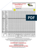 Airporter Pickup Timetable From 27th January 2014