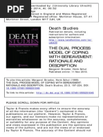 Worden's Four Tasks of Mourning | PDF | Emotions | Grief