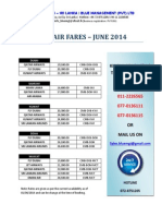 Airfare - June 2014