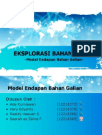 Model Endapan Bahan Galian