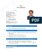 CV of M S Siddiqui-Final