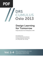 Vol. 4: Design Education From Kindergarten To PHD - Design Learning For Tomorrow: Proceedings of The 2nd International Conference For Design Education Researchers