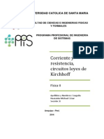 Problemas Corriente, Resistencia Leyes de Kirchhoff