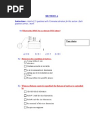 Section A: Instructions: A Total of 25 Questions With 30 Minutes Duration For This Section. Each