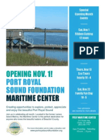 Port Royal Sound Foundation Maritime Center Opening Flyer