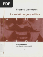 Jameson Fredric - La Estetica Geopolitica - Cine Y Espacio en El Sistema Mundial PDF