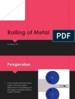 Rolling of Metal PDF