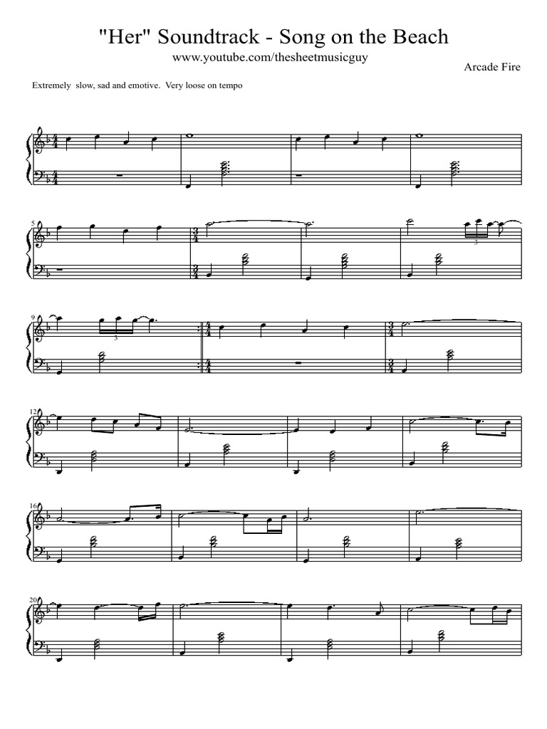 Her Song on the Beach