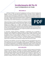 Manifiesto Por El No - Sí-Cast PDF