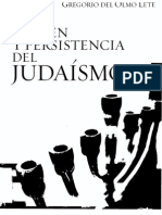 Del Olmo Origen y Persistencia Del Judaismo PDF