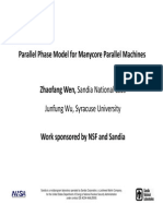 Parallel Phase Model For Manycore Parallel Machines: Junfung Wu, Syracuse University