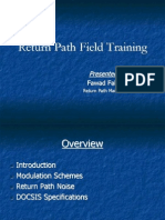 Return Path Field Training