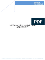 United Interactive™ Non-Disclosure Agreement