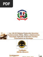 Resumen Ley 136-03 Código Protección al Menor