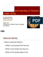 Language and Identity in Greece (1900-1976)