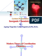 Inorganic Chemistry 1 - Lesson 14 15 Modern Theory of Complex Compounds 2012