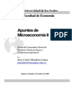 2010 05 Juan Mendieta Notas de Microeconomia