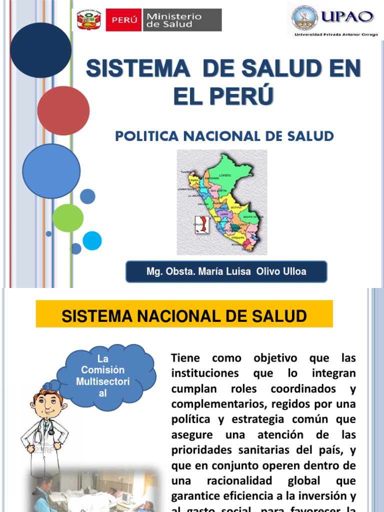 Estructura del Sistema Nacional de Salud en Perú | PDF | Sistema de ...