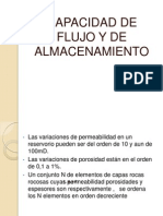 Capacidad de Flujo y de Almacenamiento