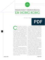 Paraguas y Democracia en Hong Kong (La Nación 2393)