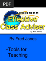 Seminars for Class Advisers