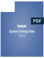 Facebook Q3 2014 Earnings