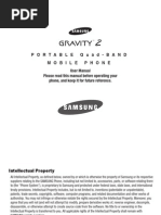 Download Samsung Gravity II t469 for T-Mobile by Wirefly SN24482432 doc pdf