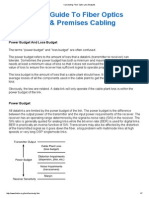 Calculating Fiber Optic Loss Budgets