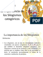 11 Los Silogismos Categóricos