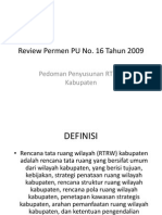 Review Permen PU No. 16 Tahun 2009