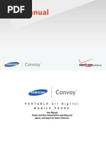Download Samsung Convoy U640 for Verizon Wireless by Wirefly SN24483215 doc pdf
