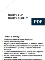 Money & Money Supply