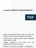 Defects in Documentation