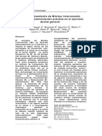 Plan de Tratamiento de Mínima Intervención (MITP) - Implementación Práctica en El Ejercicio Dental General