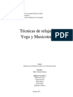 Técnicas de Relajacion - Yoga y Musicoterapia