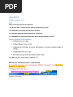 Web Engineering Laboratory 3: Web2py Database Access