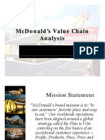 Mcdonald'S Value Chain Mcdonald'S Value Chain Analysis Analysis