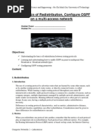 Lab 5: Basics of Redistribution, Configure OSPF On A Multi-Access Network